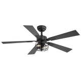 Brenara 48-Inch 5-Blade Ceiling Fan With Light & Remote