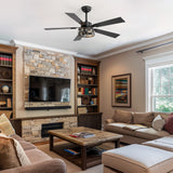 Bellova 48" Crystal Fandelier Ceiling Fan With Remote