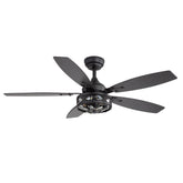 Orlena 48-Inch Crystal Fandelier Ceiling Fan With Light