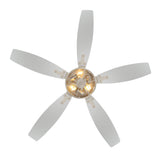 Orlena 48-Inch Crystal Fandelier Ceiling Fan With Light