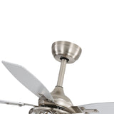 Orlena 48-Inch Crystal Fandelier Ceiling Fan With Light