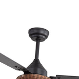 Brynis 48-Inch 3-Blade Ceiling Fan With Light