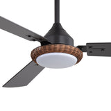 Brynis 48-Inch 3-Blade Ceiling Fan With Light