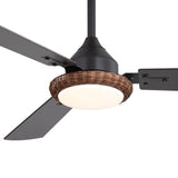 Brynis 48-Inch 3-Blade Ceiling Fan With Light