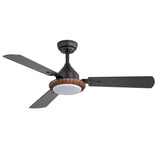 Brynis 48-Inch 3-Blade Ceiling Fan With Light