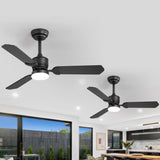 Caselle 42" 3-Blade Ceiling Fan With LED Light & Remote