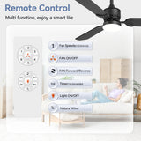 Caselle 42" 3-Blade Ceiling Fan With LED Light & Remote