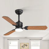Caselle 42" 3-Blade Ceiling Fan With LED Light & Remote