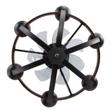 Delara 22" Farmhouse Chandelier Ceiling Fan With Light & Remote