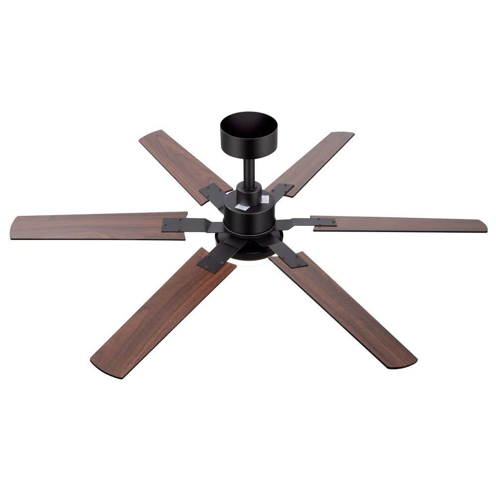 Drayis 46-Inch 6-Blade Ceiling Fan With Light, 2-Pack