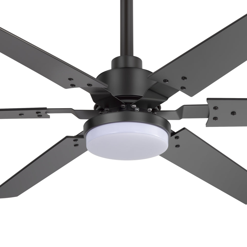 Drayis 46-Inch 6-Blade Ceiling Fan With Light, 2-Pack