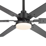 Drayis 46-Inch 6-Blade Ceiling Fan With Light, 2-Pack