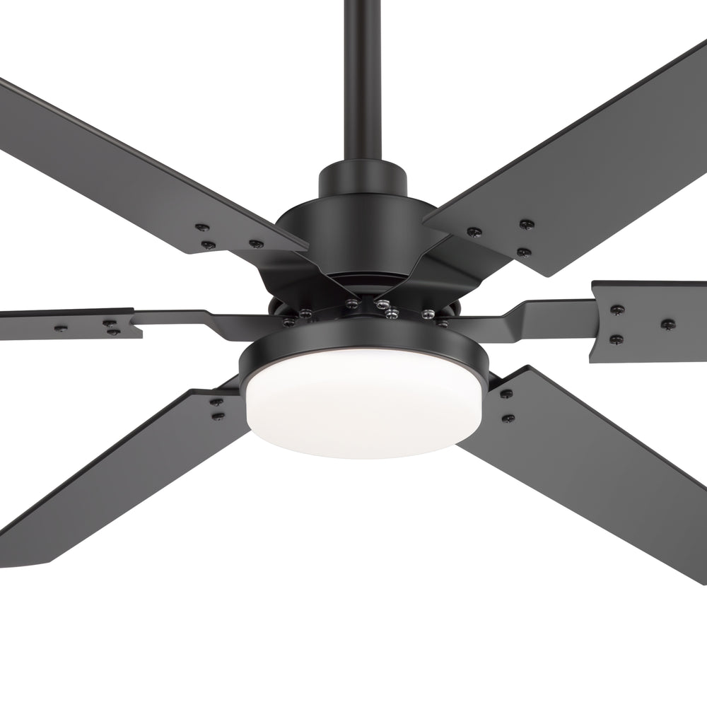 Drayis 46-Inch 6-Blade Ceiling Fan With Light, 2-Pack