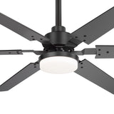 Drayis 46-Inch 6-Blade Ceiling Fan With Light, 2-Pack