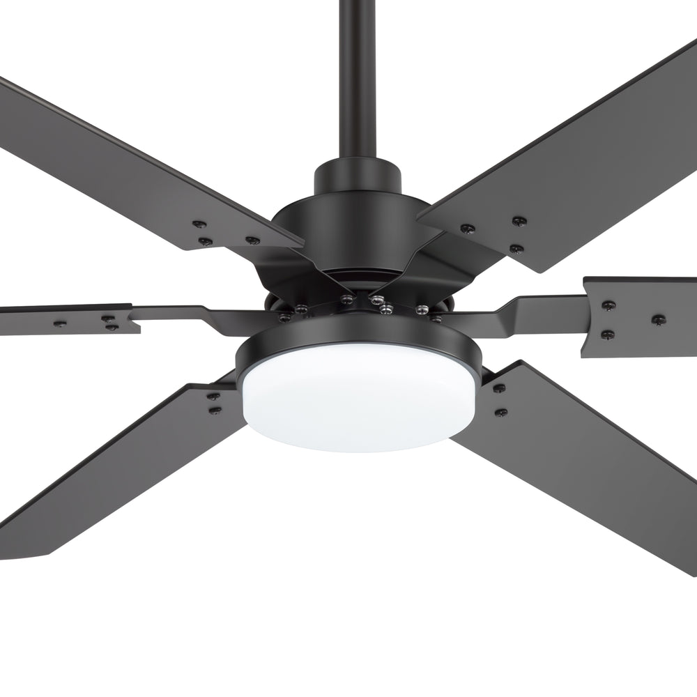 Drayis 46-Inch 6-Blade Ceiling Fan With Light, 2-Pack
