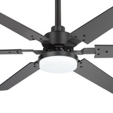 Drayis 46-Inch 6-Blade Ceiling Fan With Light, 2-Pack