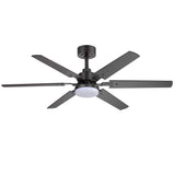 Drayis 46-Inch 6-Blade Ceiling Fan With Light, 2-Pack