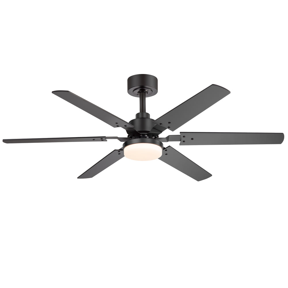 Drayis 46-Inch 6-Blade Ceiling Fan With Light, 2-Pack