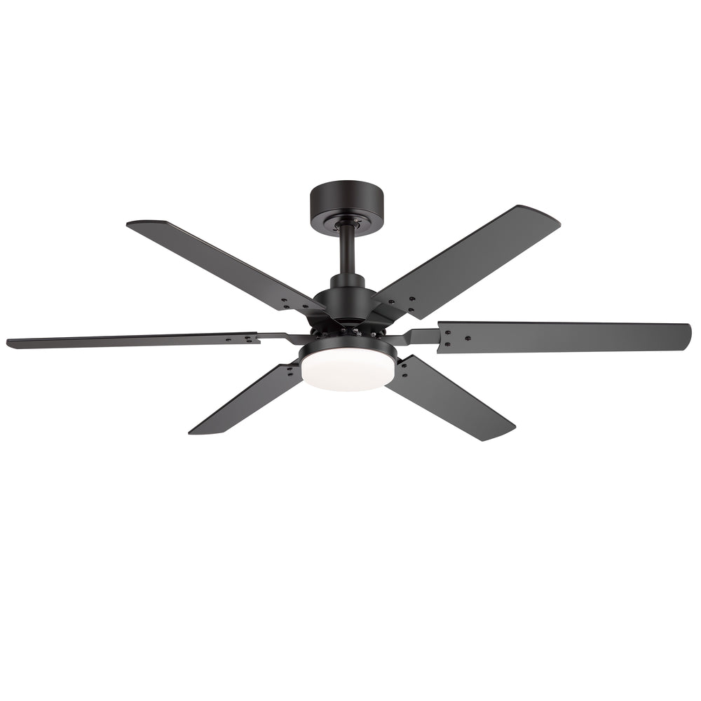 Drayis 46-Inch 6-Blade Ceiling Fan With Light, 2-Pack