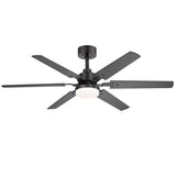 Drayis 46-Inch 6-Blade Ceiling Fan With Light, 2-Pack
