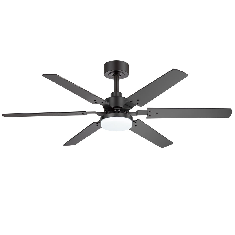Drayis 46-Inch 6-Blade Ceiling Fan With Light, 2-Pack