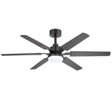 Drayis 46-Inch 6-Blade Ceiling Fan With Light, 2-Pack