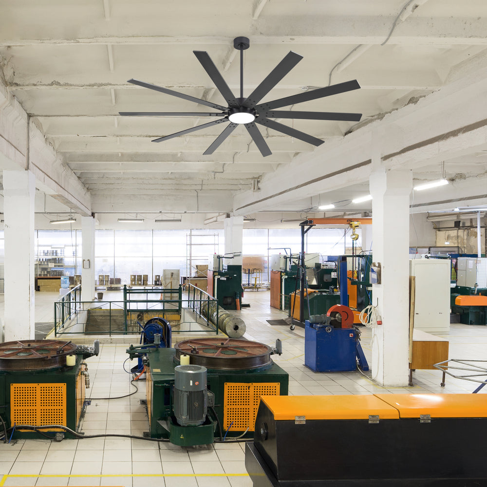 Evis 84 Inch Ceiling Fan With Light and Remote