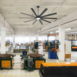 Evis 84 Inch Ceiling Fan With Light and Remote