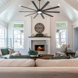 Evis 84 Inch Ceiling Fan With Light and Remote