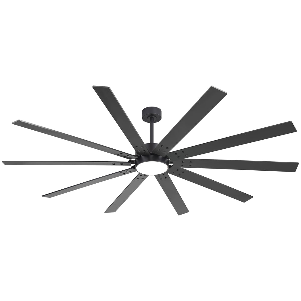 Evis 84 Inch Ceiling Fan With Light and Remote