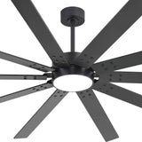 Evis 84 Inch Ceiling Fan With Light and Remote