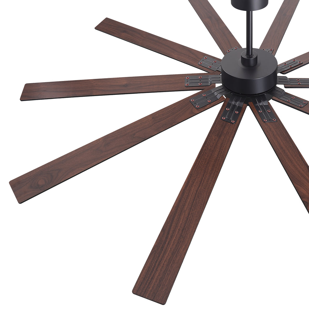 Evis 84 Inch Ceiling Fan With Light and Remote