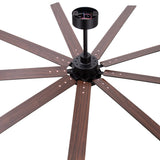 Virelia 84 Inch Large Ceiling Fan for Living Room With Light and Remote