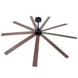 Virelia 84 Inch Large Ceiling Fan for Living Room With Light and Remote