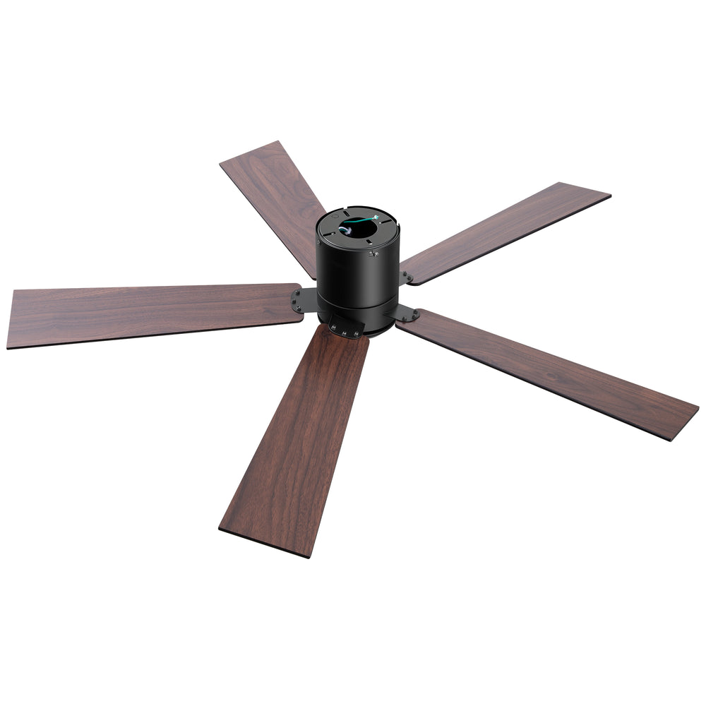 Liora 2-Pack 42" Flush Mount Ceiling Fans Without Lights