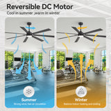 Fenora 72 Inch Indoor Ceiling Fan With Light and Remote