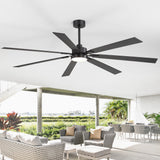 Fenora 72 Inch Indoor Ceiling Fan With Light and Remote
