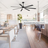 Fenora 72 Inch Indoor Ceiling Fan With Light and Remote