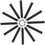 Dualvora 72/80 Inch Large Ceiling Fan With Light & Remote