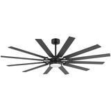 Dualvora 72/80 Inch Large Ceiling Fan With Light & Remote