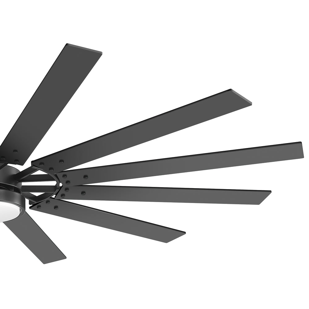 Dualvora 72/80 Inch Large Ceiling Fan With Light & Remote