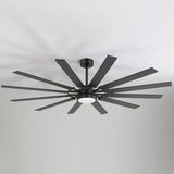 Dualvora 72/80 Inch Large Ceiling Fan With Light & Remote