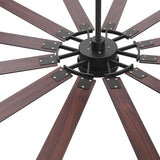 Dualvora 72/80 Inch Large Ceiling Fan With Light & Remote