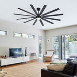 Dualvora 72/80 Inch Large Ceiling Fan With Light & Remote