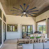 Dualvora 72/80 Inch Large Ceiling Fan With Light & Remote