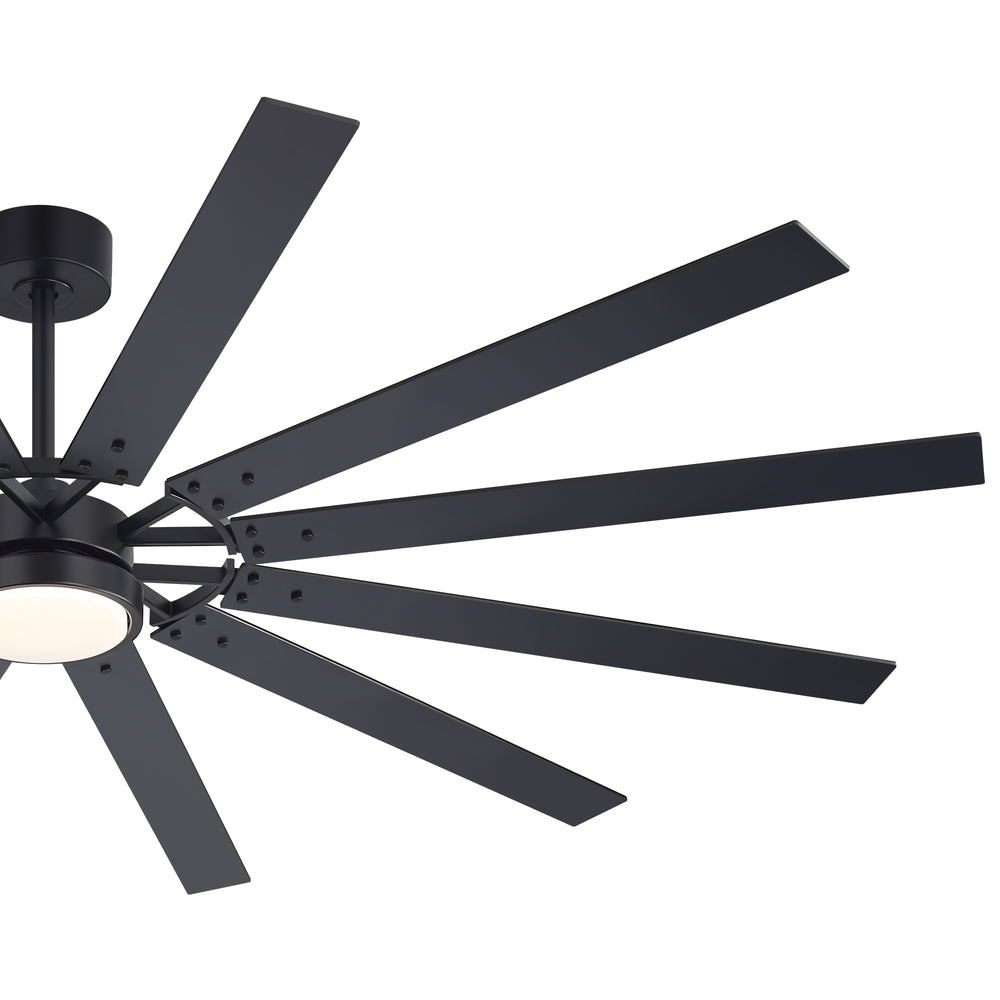Dualvora 72/80 Inch Large Ceiling Fan With Light & Remote
