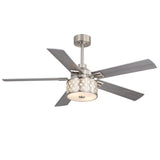 Cavora 52-Inch 5 Blade Ceiling Fan With Light & Remote