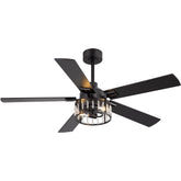 Cavora 52-Inch Crystal Ceiling Fan With Light