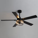 Cavora 52-Inch Crystal Ceiling Fan With Light
