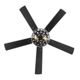 Cavora 52-Inch Crystal Ceiling Fan With Light